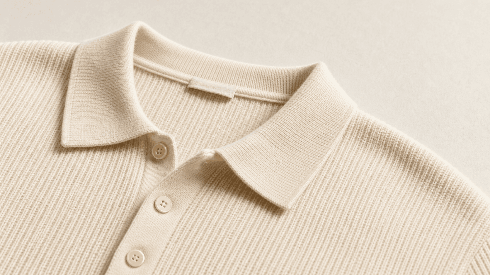 Cream knit product detail